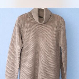 Scott Women's Taupe Cowl Neck Sweater